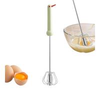 Semi Automatic Egg Beater - Mixer Blender Stirrer, acciaio inossidabile Egg Whisker, Cream Eggs Mixer Handles Stirrer for Baking Cooking Cake Food Kitchen Beater Blending Whisking Beating