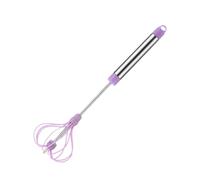 Semi Automatic Handheld Whisk Milk Frother Stainless Steel Egg Beater