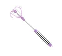 Semi Automatic Whisk - 31.6cm Hand Push Rotary Egg Beater Mixer