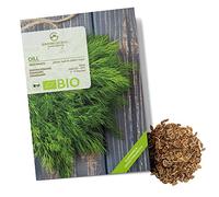 Semi di aneto biologiche - Semi di erbe aromatiche da coltivare in cucina, sul balcone, sul orto rialzato e in giardino