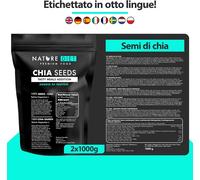 Semi di Chia alta Qualità Ottimi per la Salute 2 pacchi totale 2 Kg € 23,90