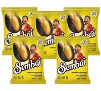 Semi Di Girasole Sembai 5 X 250 G Neri Tostati Non Salati Sgusciati