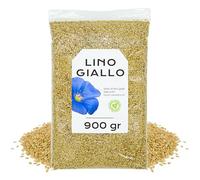Semi di Lino Dorati 900g | Ricchi di Fibre e Omega 3, Ideali per Arricchire Ricette, Yogurt e Preparazioni Naturali con un Sapore Delicato di Frutta