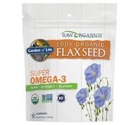 Semi Di Lino Macinati Golden Raw Organics 396 Gramm