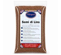 Semi di Lino per Pane, Yogurt, Porridge e Insalate, 500 g | Per frullati, biscotti, focacce e impasti dolci o salati; versatili anche come guarnizione per preparazioni fredde