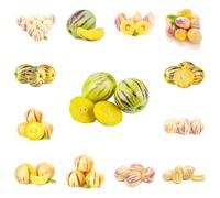 Semi di melone pero, esotiche frutto colonnare resistente da frutto nani resistenti resistenti per il giardino prodotti 150pcs