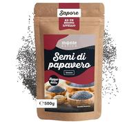 Semi di Papavero Monte Nativo (500g) - Semi di Papavero per la Cucina - Perfetti per i Cracker - Papaveri - Semi di Papavero - Poppy seeds