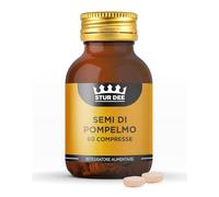 Semi di Pompelmo - Pregiato Estratto di Semi di Pompelmo Ricco di Bioflavonoidi per Benessere di Intestino, Gola e Mucose, Supporto Difese Naturali e Equilibrio dell’Organismo - 60 Compresse Stur Dee