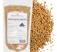 Semi di Senape Bianca Naturali 250g | Per Condimenti, Marinature, Cucina, Ricette Fatte in Casa, Conservazione di Verdure e Preparazione di Senape | KUCHNIA ZDROWIA