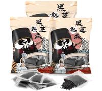 Semi di Sesamo Nero Tostato Puro 200g - 40 Bustine Snack Individuali