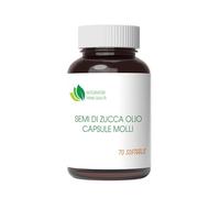 Semi di Zucca Olio Capsule Molli - 70 Softgels - Acido Linoleico Acido Oleico Omega 3-6-9 da Olio Spremuto a Freddo - 1 Perla al dì
