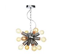 Semi Flush Mount Ceiling Light Fixture,Sputnik Chandelier,Ceiling Lamp with Base for Farmhouse Dining Living Room Bedroom Study Kitchen