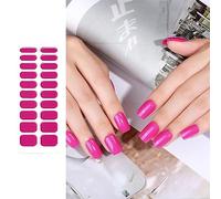 Semi-indurito Gel Nail Sticker/Lampada LED Richiesto 20 Gel Smalto Impacchi Unico Gel Nail Art Adesivi Per Le Donne