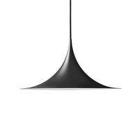 Semi Lampadario Medium Opaco Nero
