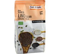 Baule Volante & Fior Di Loto SEMI DI LINO SCURI ITALIA SENZA GLUTINE BIO 400 G