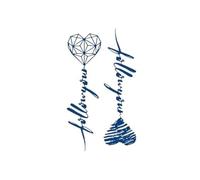 Semi-permanent Waterproof Temporary Tattoos Body Art Tattoo Sticker Arm Sleeve Fake Tattoo Women Men 120 * 70mm(001)