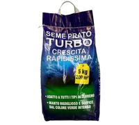 Semi Prato TURBO Crescita Rapidissima 5KGmq - Colore Verde Intenso FLORTIS