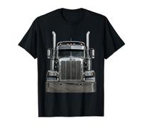 Semi Truck Driver Big Rig Trucker Highway Life Uomini Ragazzi Maglietta