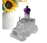 Semi Truck Whiskey Decanter - Decorative Liquor Bottle for Men | Storage Jar & Bar Statue for Holiday, Wedding, Birthday, Kitchen, Dining Room, Party, Dad Gift & Collectible Display