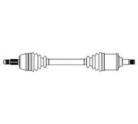 Semiasse 17-0220 METELLI per FIAT BRAVA BRAVO I