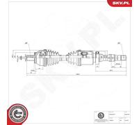 ESEN SKV 40SKV024 Semiasse