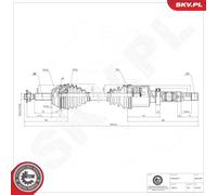 ESEN SKV 40SKV056 Semiasse