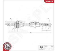 ESEN SKV 40SKV064 Semiasse