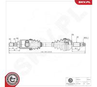 ESEN SKV 40SKV140 Semiasse