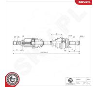 ESEN SKV 40SKV143 Semiasse
