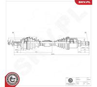 ESEN SKV 40SKV209 Semiasse