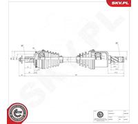 ESEN SKV 40SKV287 Semiasse