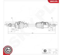 ESEN SKV 40SKV357 Semiasse