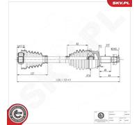 ESEN SKV 40SKV358 Semiasse
