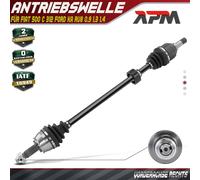 Semiasse Anteriore Destro Senza ABS Anello Cambio per Fiat 500 C 312 Ford