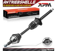 Semiasse Anteriore Destro Senza ABS Anello Cambio per Mercedes-Benz W169