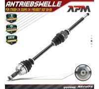 Semiasse Anteriore Destro Senza ABS Anello per Citroën C4 Coupé C4 I Peugeot 307