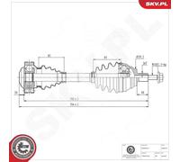 ESEN SKV 40SKV277 Semiasse
