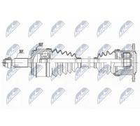 Semiasse Assale anteriore Dx Cambio manuale NPW-MS-081 NTY per MITSUBISHI