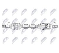 Semiasse Assale anteriore Dx Cambio manuale NPW-NS-206 NTY