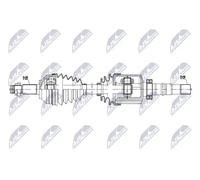 Semiasse Assale anteriore Dx Cambio manuale NPW-RE-231 NTY