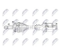 Semiasse Assale anteriore Dx Cambio manuale NPW-RE-233 NTY