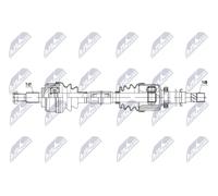 Semiasse Assale anteriore Dx Cambio manuale NPW-RE-247 NTY