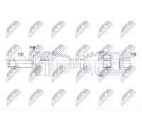 NTY NPW-HY-631 Semiasse