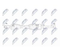 NTY NPW-PE-120 Semiasse