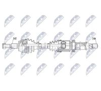 Semiasse Assale anteriore Dx Trasmissione automatica NPW-FR-141 NTY per FORD
