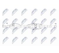 NTY NPW-FR-202 Semiasse