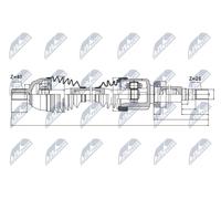 NTY NPW-VV-044 Semiasse