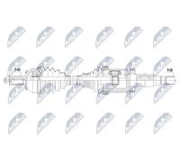 NTY NPW-VV-137 Semiasse