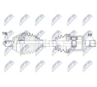 Semiasse Assale anteriore Sx Cambio a doppia frizione NPW-VW-081 NTY per VW AUDI