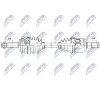 NTY Albero motore/Semiasse compatibile con HYUNDAI NPW-HY-619